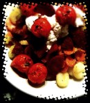 gnocchi met chorizo en geroosterde tomaatjes