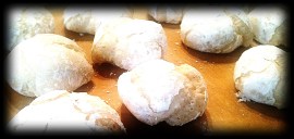 afgebakken sneeuwballen