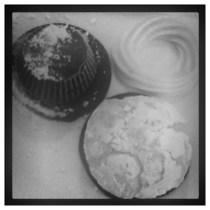 Trekdropijs met een sneeuwbal