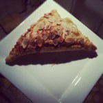 Perenflap met amanderschaafsel