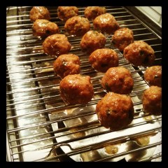 gerookte gehaktballetjes
