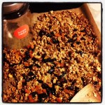 cruesli bakken in de oven